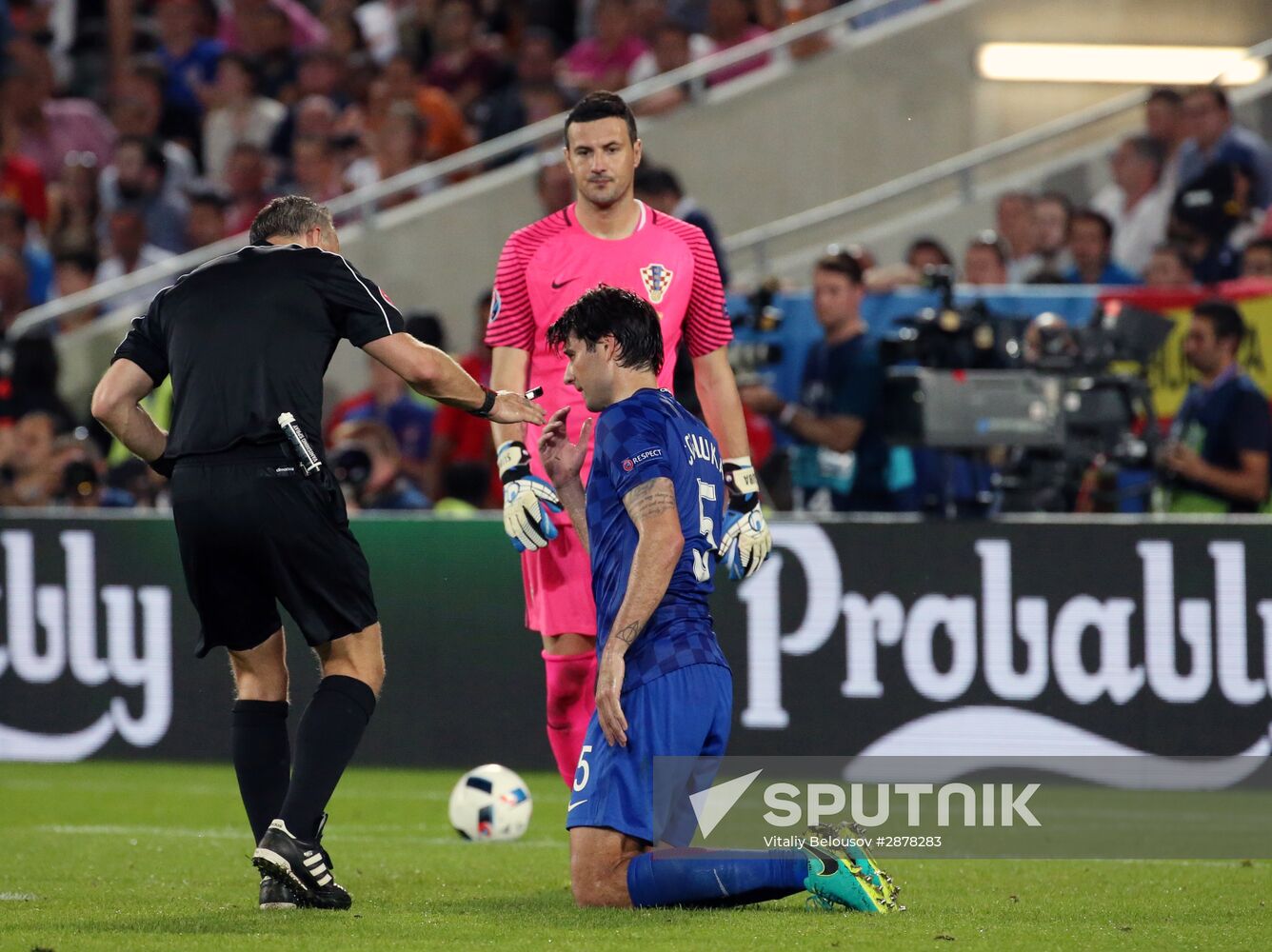 UEFA Euro 2016. Croatia vs. Spain