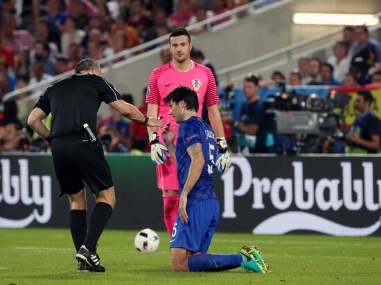 UEFA Euro 2016. Croatia vs. Spain