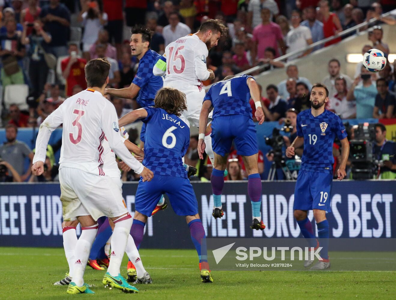 UEFA Euro 2016. Croatia vs. Spain