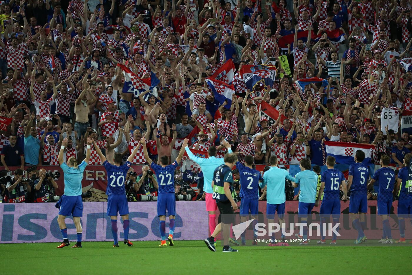 Football. UEFA Euro-2016. Croatia vs Spain