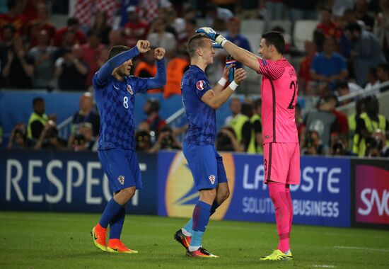 UEFA Euro 2016. Croatia vs. Spain