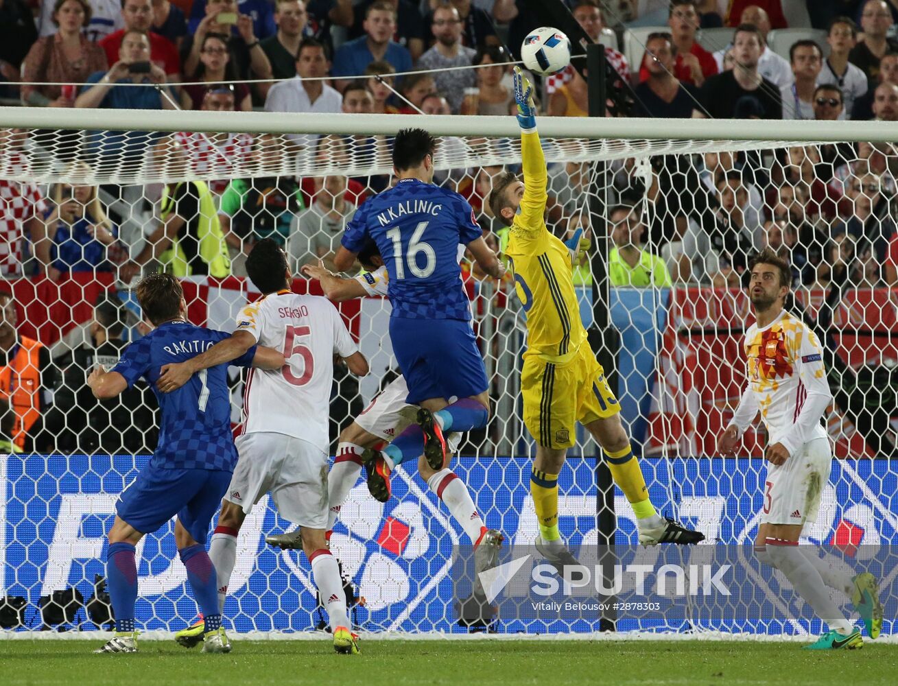 UEFA Euro 2016. Croatia vs. Spain