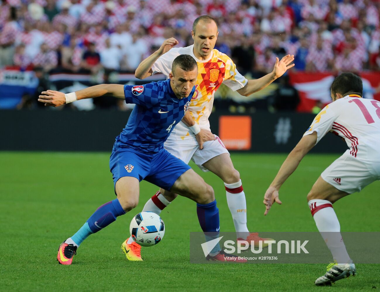 UEFA Euro 2016. Croatia vs. Spain