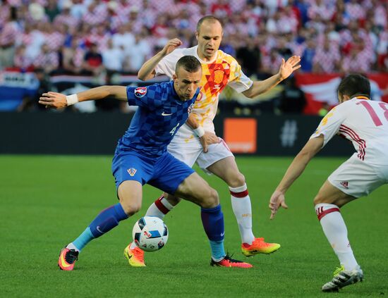 UEFA Euro 2016. Croatia vs. Spain