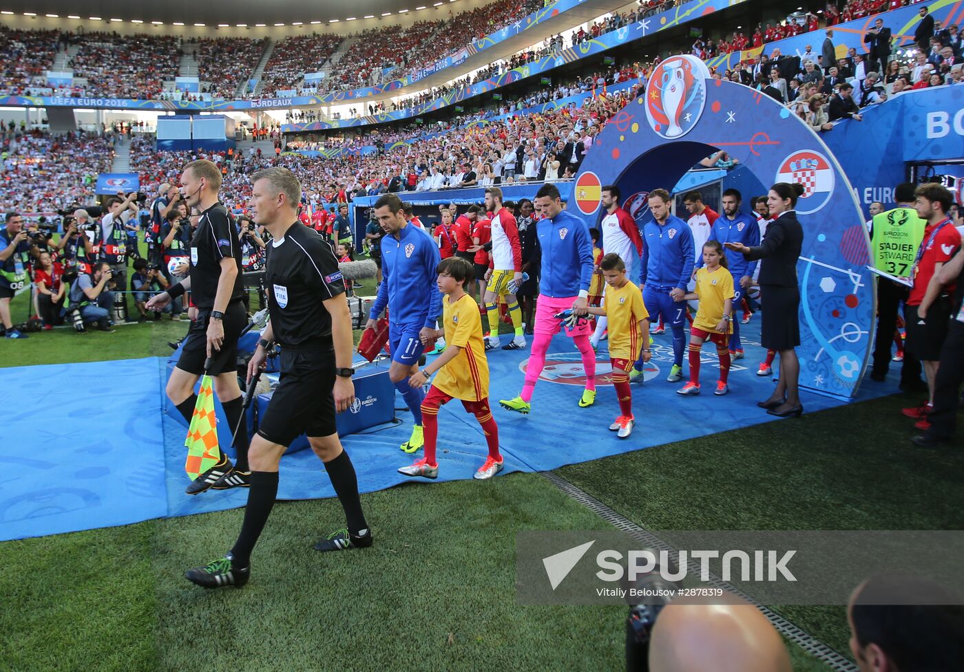 Football. UEFA Euro-2016. Croatia vs Spain