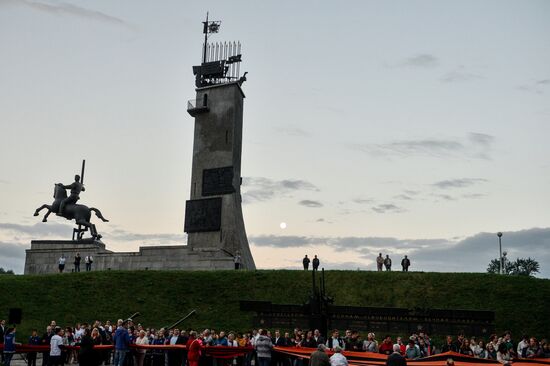 All-Russia Memorial Candle event