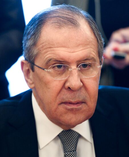 Foreign Minister Sergei Lavrov meets with World Chambers Federation