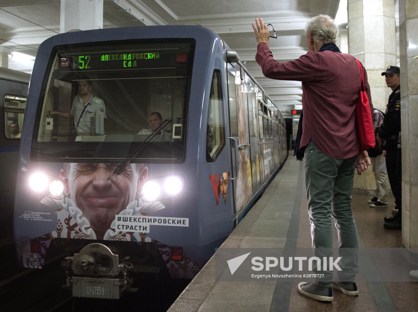 British actor Sir Ian McKellen visits Moscow