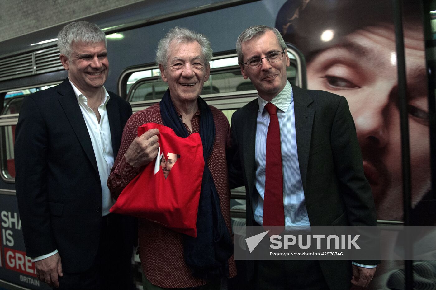 British actor Sir Ian McKellen visits Moscow