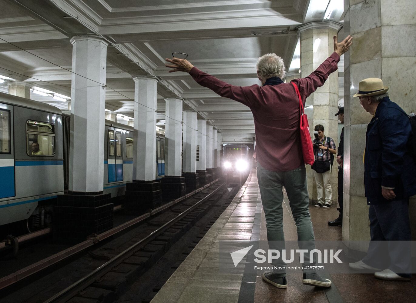 British actor Sir Ian McKellen visits Moscow