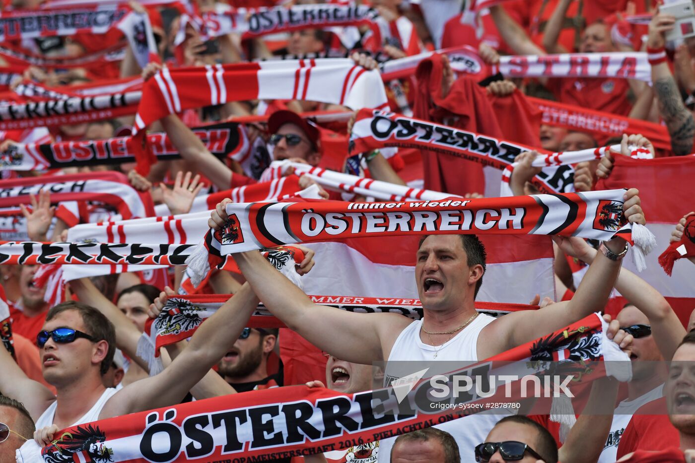 The UEFA Euro 2016. Iceland vs. Austria