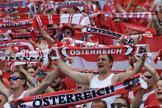 The UEFA Euro 2016. Iceland vs. Austria