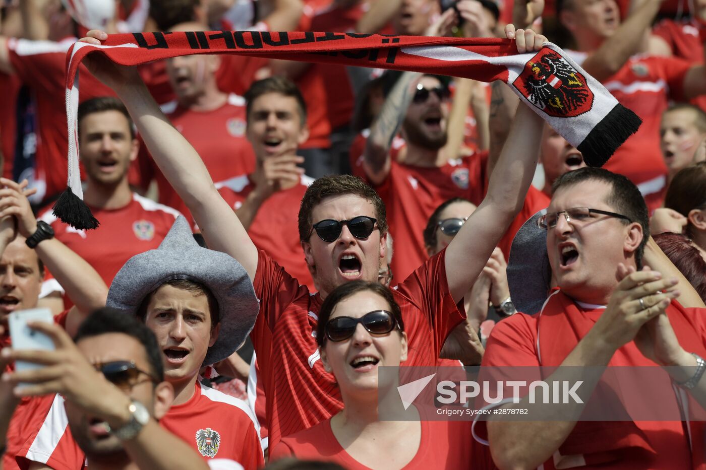 The UEFA Euro 2016. Iceland vs. Austria