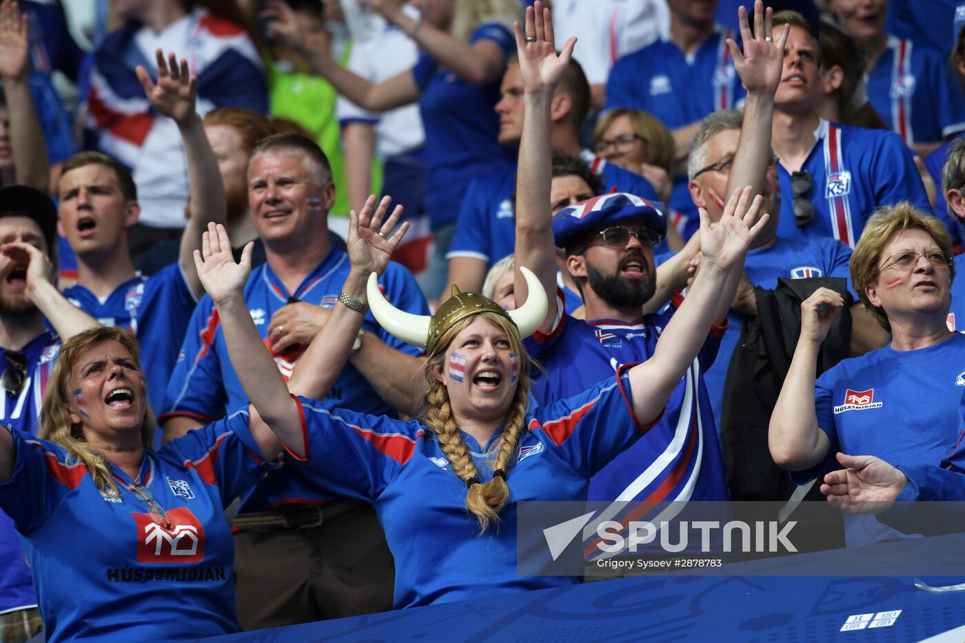 The UEFA Euro 2016. Iceland vs. Austria