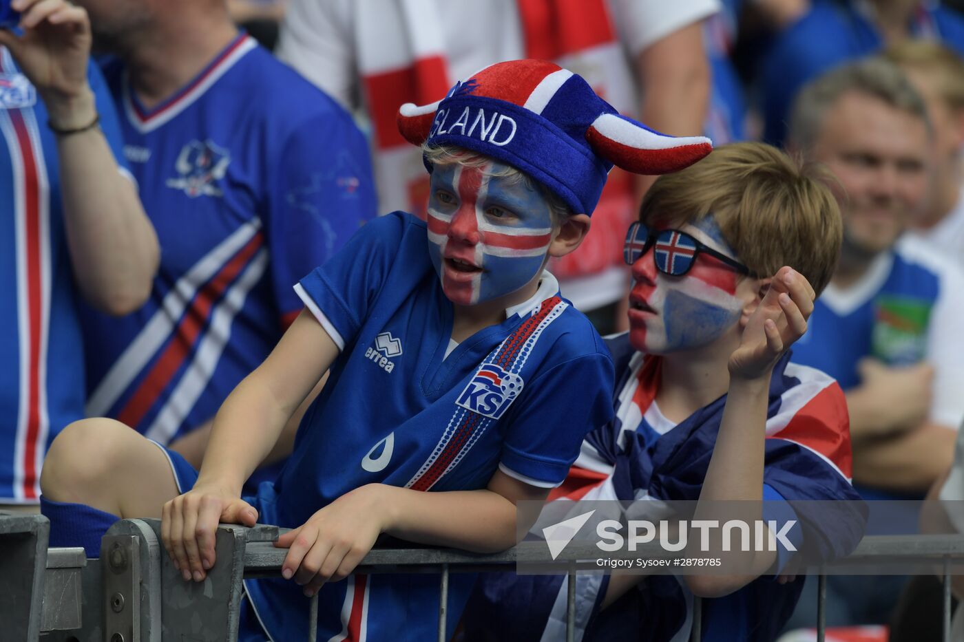 The UEFA Euro 2016. Iceland vs. Austria