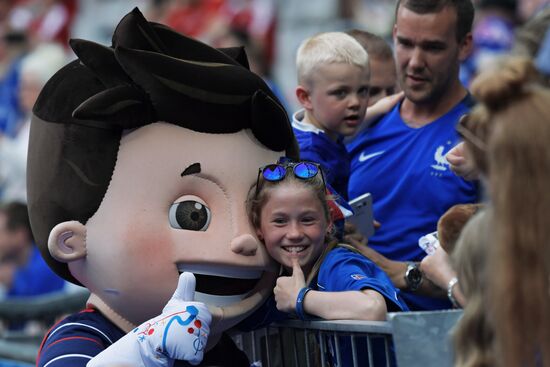 The UEFA Euro 2016. Iceland vs. Austria