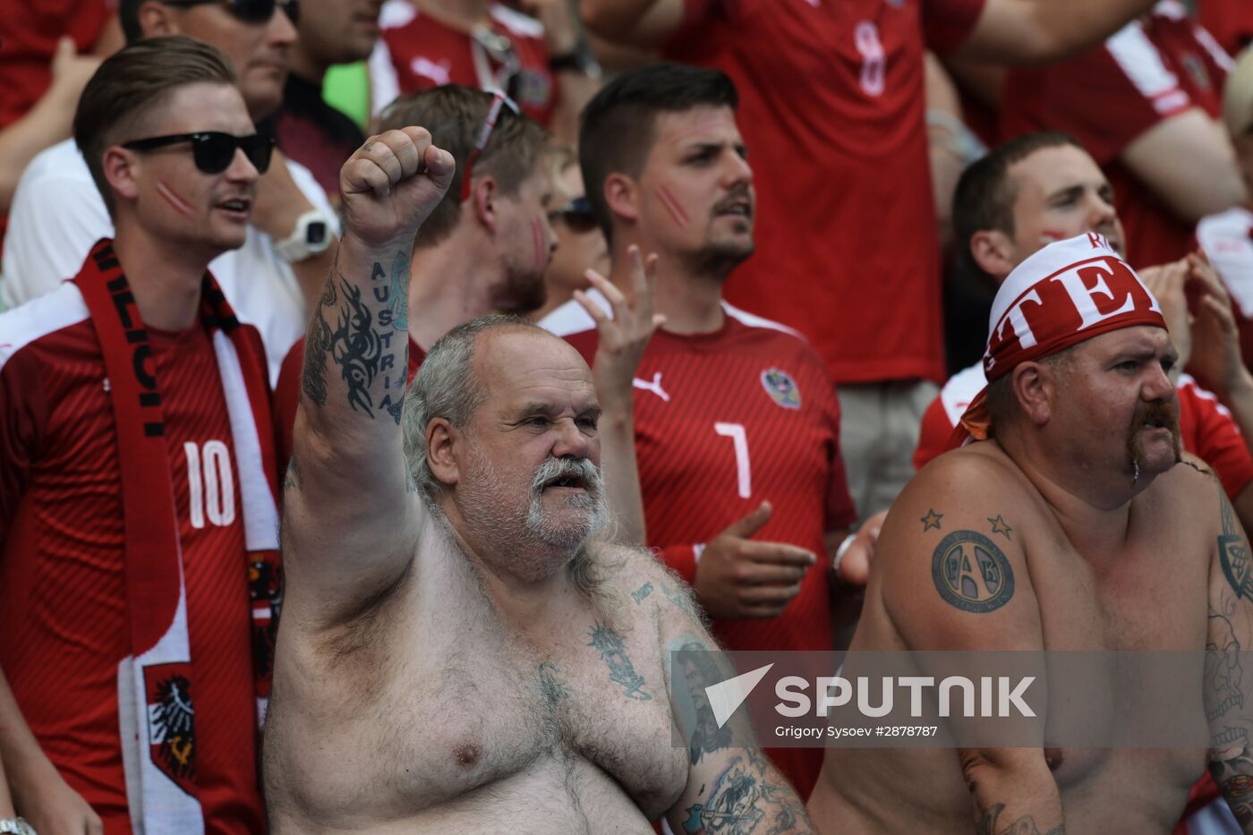The UEFA Euro 2016. Iceland vs. Austria