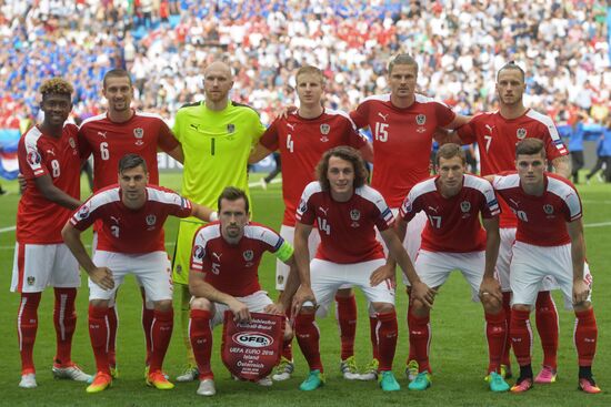 The UEFA Euro 2016. Iceland vs. Austria