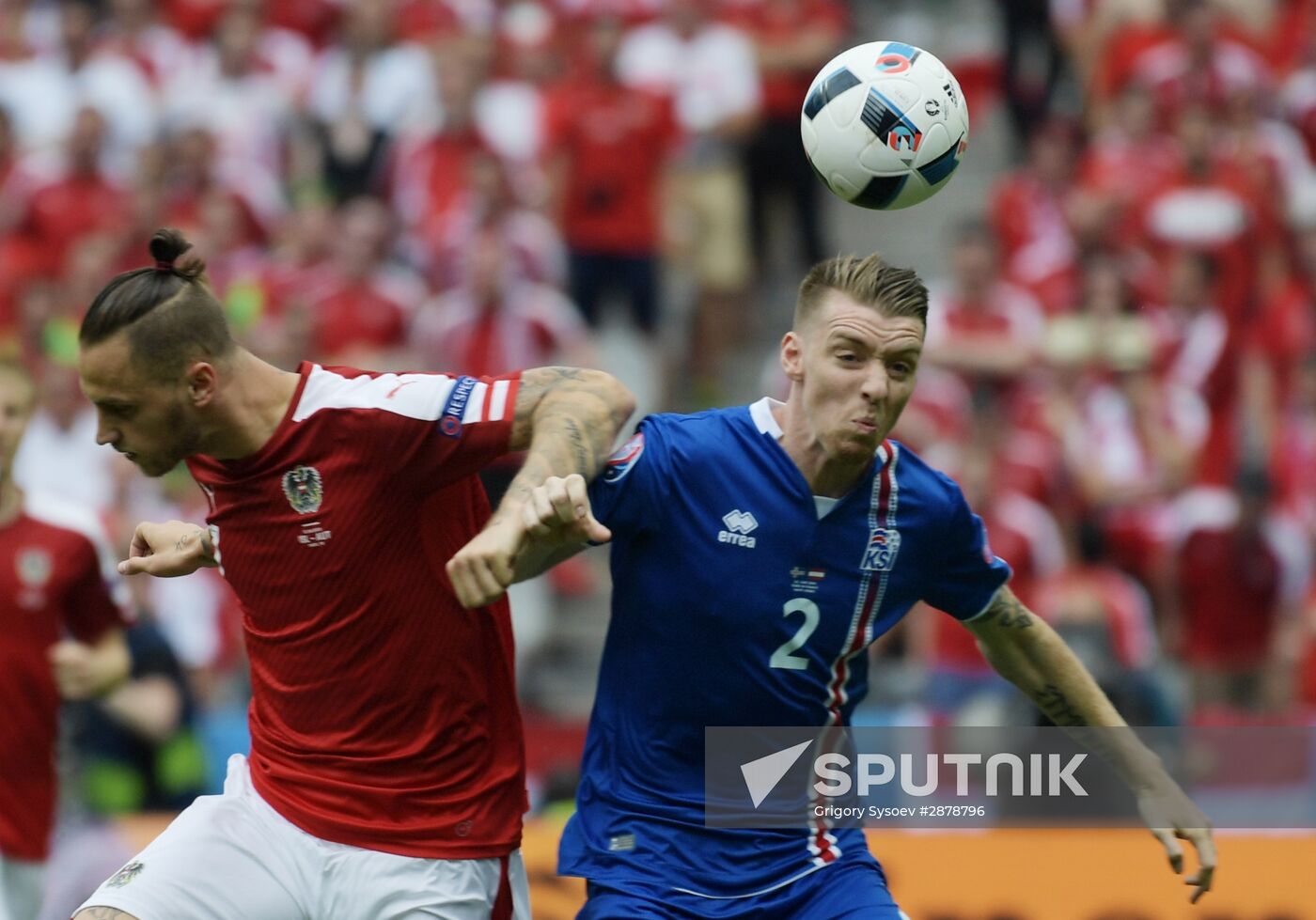 Football. 2016 UEFA European Championship. Iceland vs. Austria