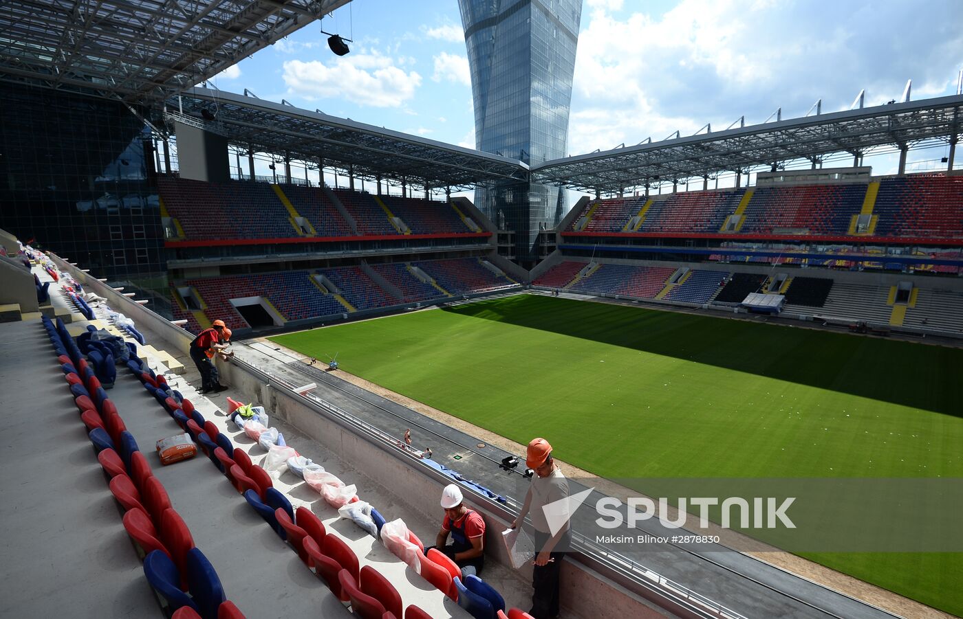 PFC CSKA Stadium under construction