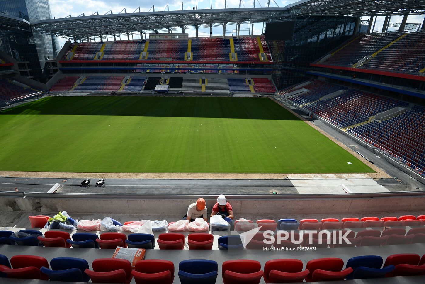 PFC CSKA Stadium under construction