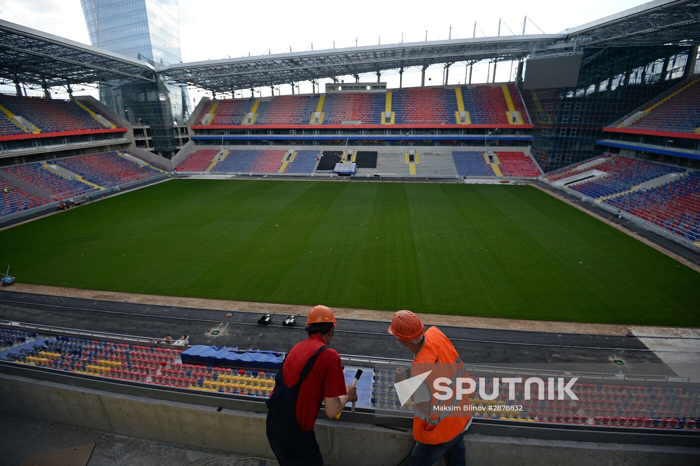 PFC CSKA Stadium under construction