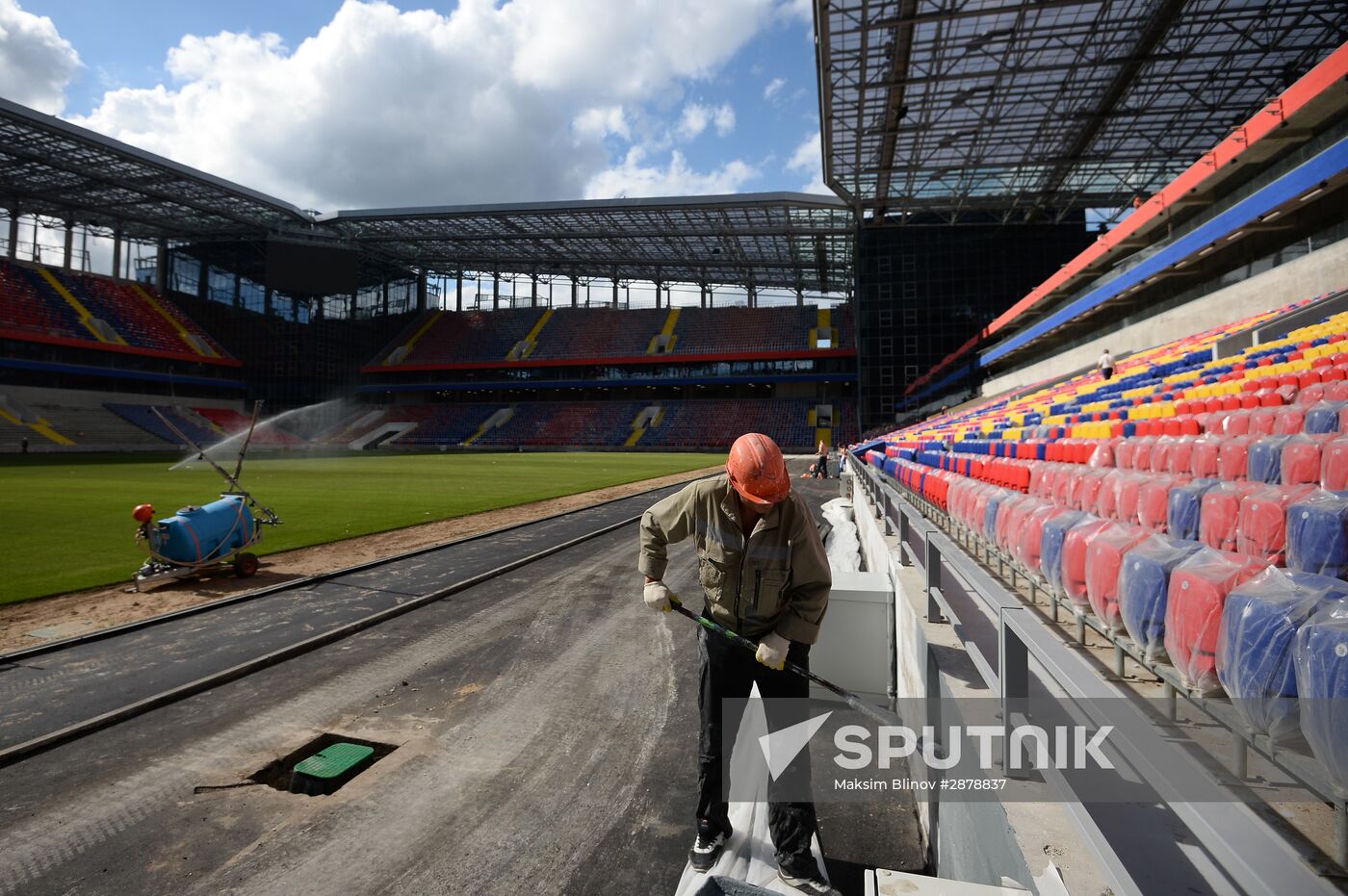 PFC CSKA Stadium under construction