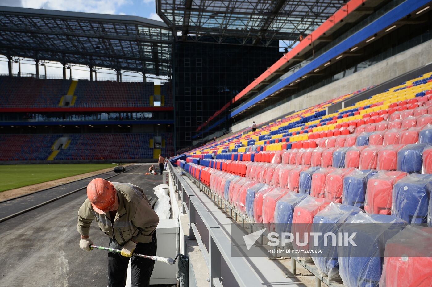 PFC CSKA Stadium under construction
