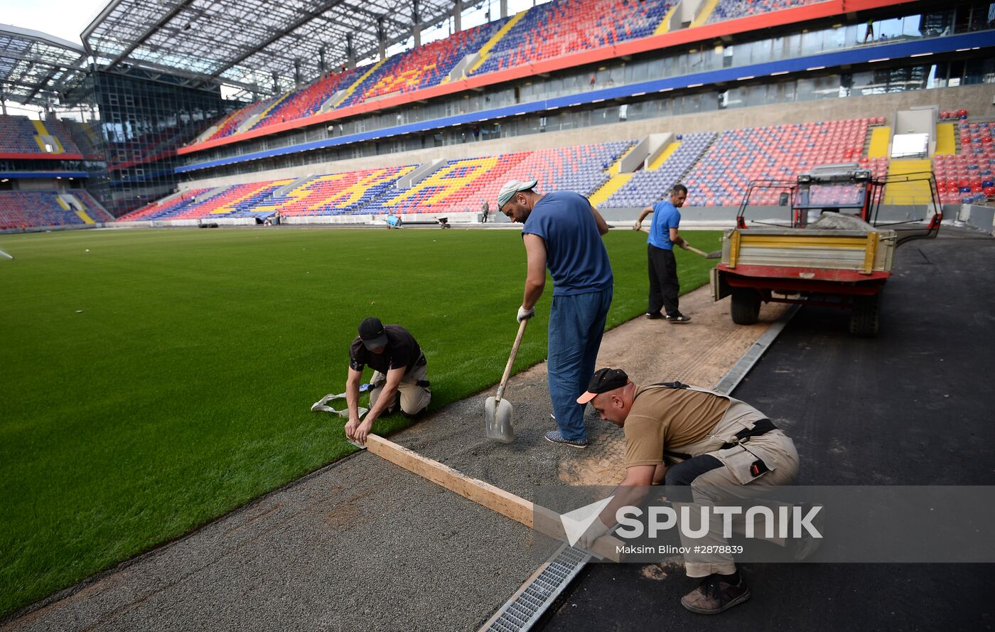 PFC CSKA Stadium under construction