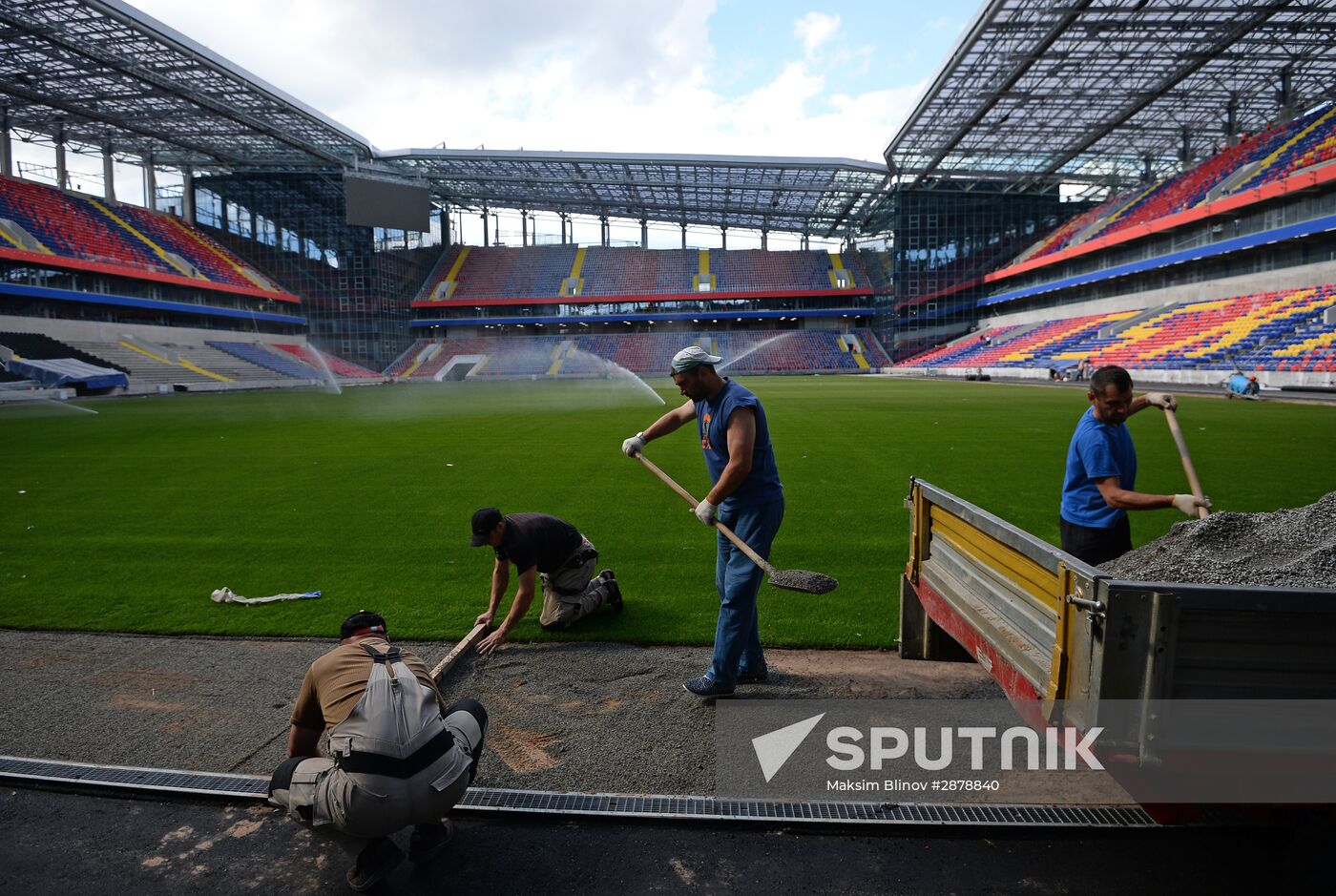 PFC CSKA Stadium under construction