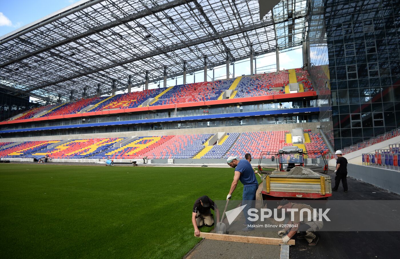 PFC CSKA Stadium under construction