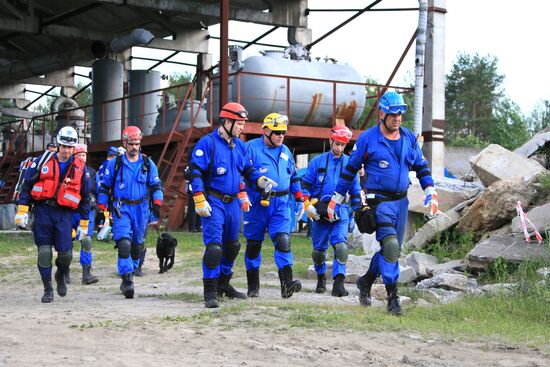 Certification of the Centrospas search and rescue team of EMERCOM of Russia according to the INSARAG Guidelines