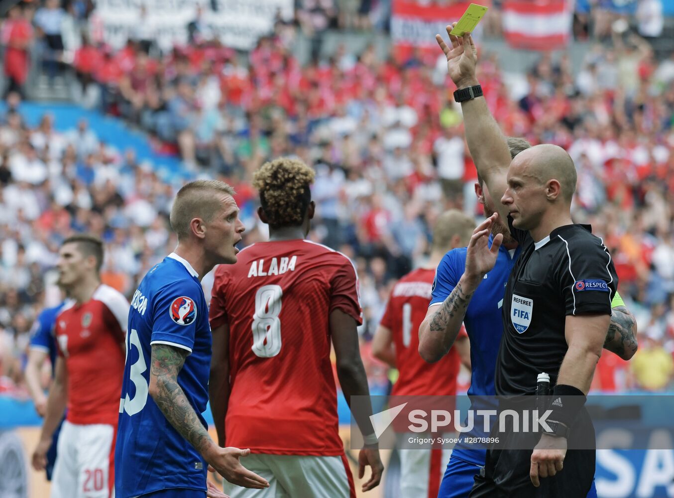 The UEFA Euro 2016. Iceland vs. Austria