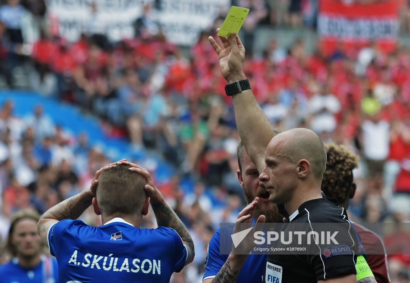 The UEFA Euro 2016. Iceland vs. Austria