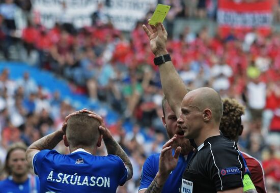The UEFA Euro 2016. Iceland vs. Austria