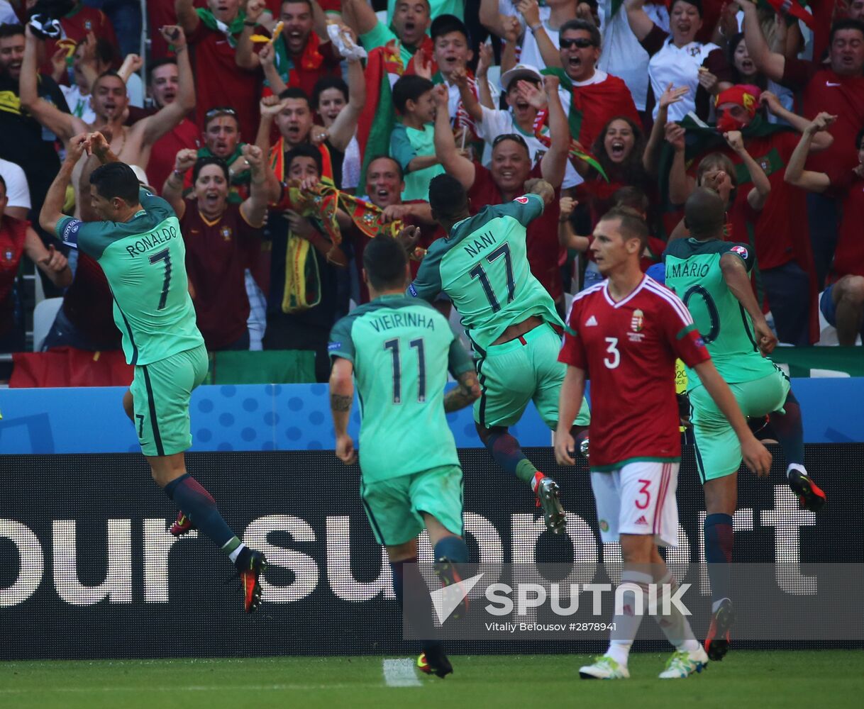 UEFA Euro 2016. Hungary vs. Portugal