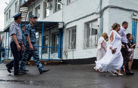 Wedding in Omsk correctional facility