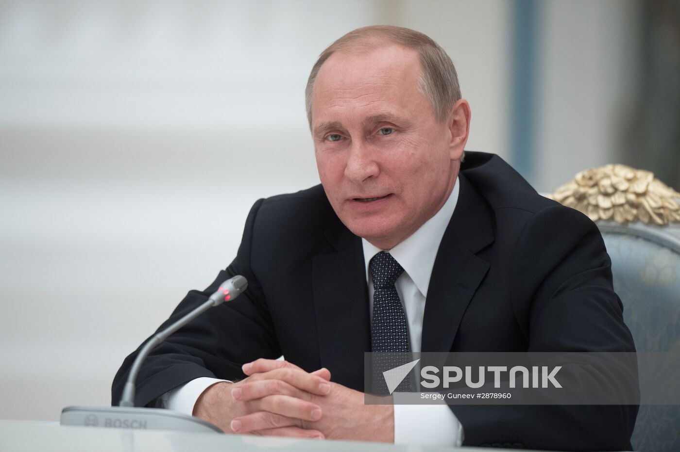 Vladimir Putin meets with members of National Historical Assembly
