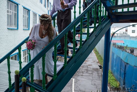 Wedding in Omsk correctional facility