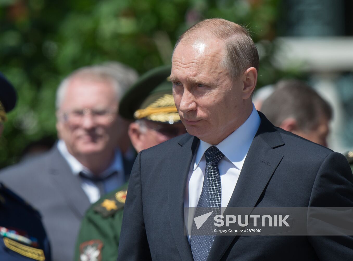 Wreath laying ceremony at Tomb of Unknown Soldier at Kremlin Wall