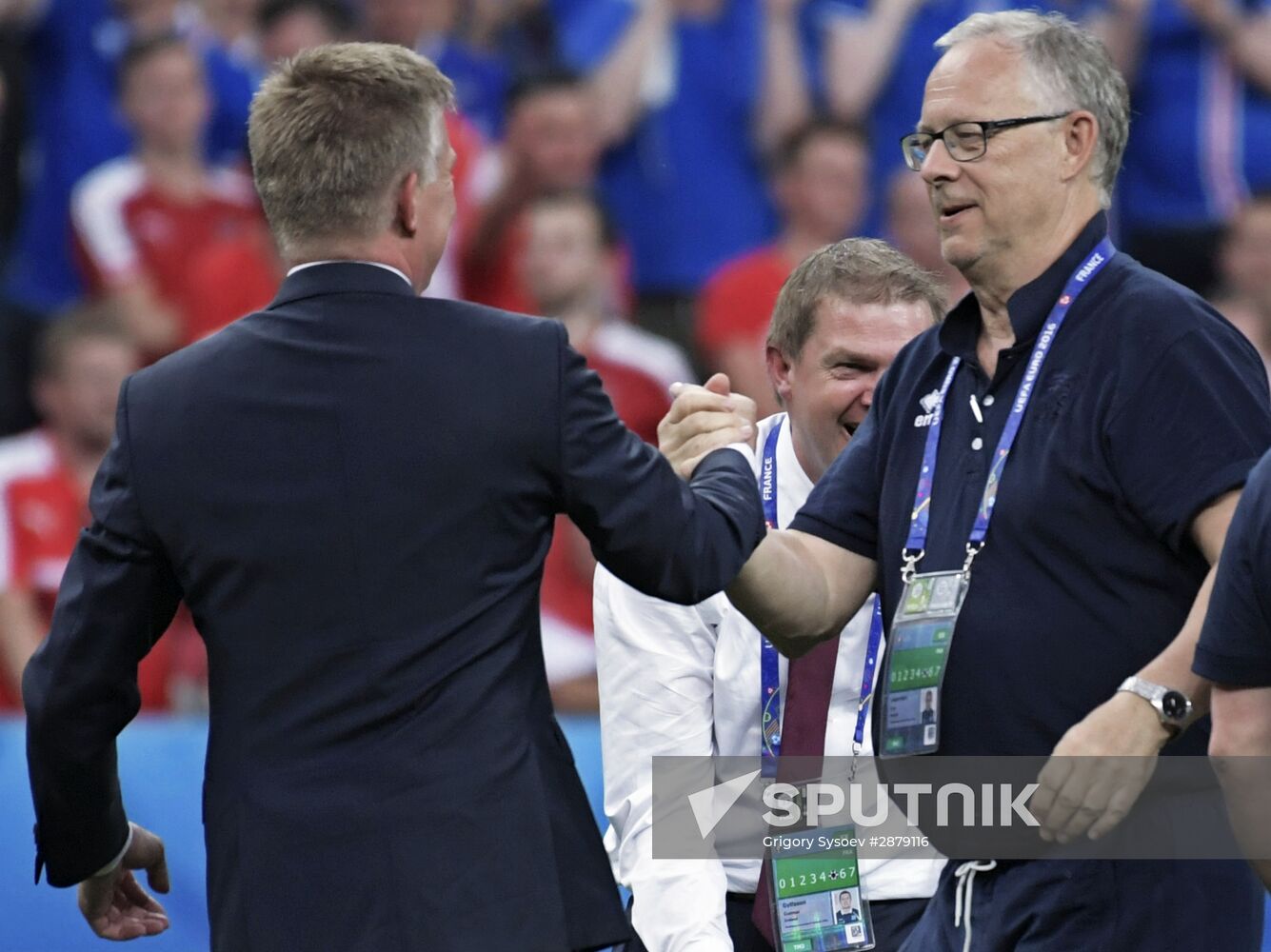 Football. 2016 UEFA European Championship. Iceland vs. Austria
