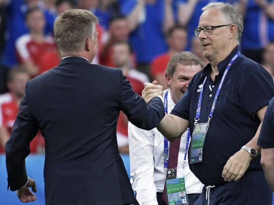 Football. 2016 UEFA European Championship. Iceland vs. Austria