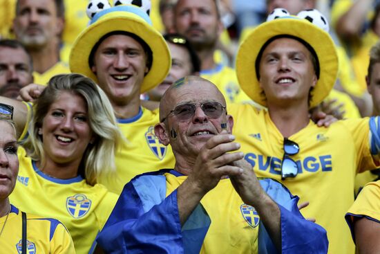 UEFA Euro 2016. Sweden vs. Belgium