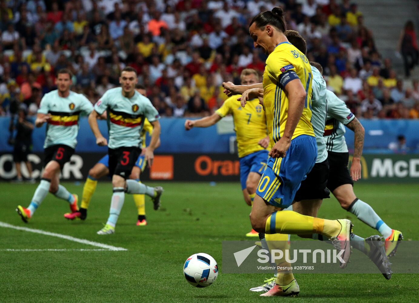 UEFA Euro 2016. Sweden vs. Belgium