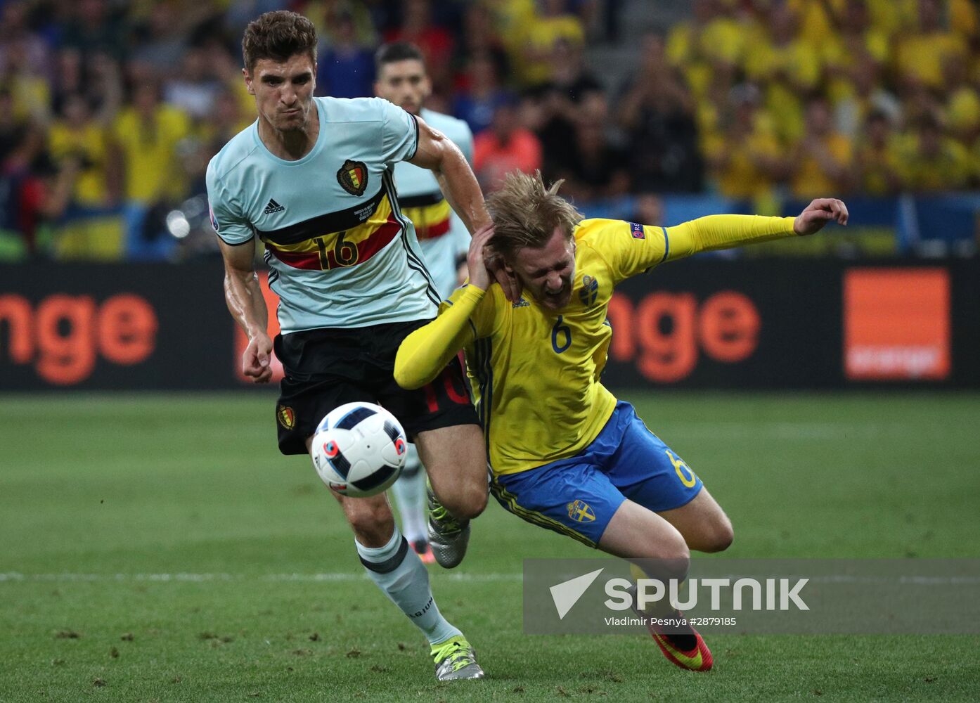 UEFA Euro 2016. Sweden vs. Belgium