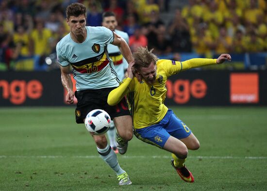 UEFA Euro 2016. Sweden vs. Belgium