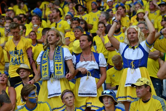 UEFA Euro 2016. Sweden vs. Belgium