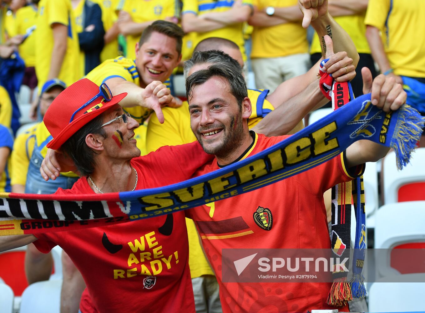 UEFA Euro 2016. Sweden vs. Belgium