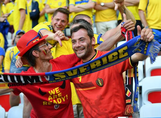 UEFA Euro 2016. Sweden vs. Belgium