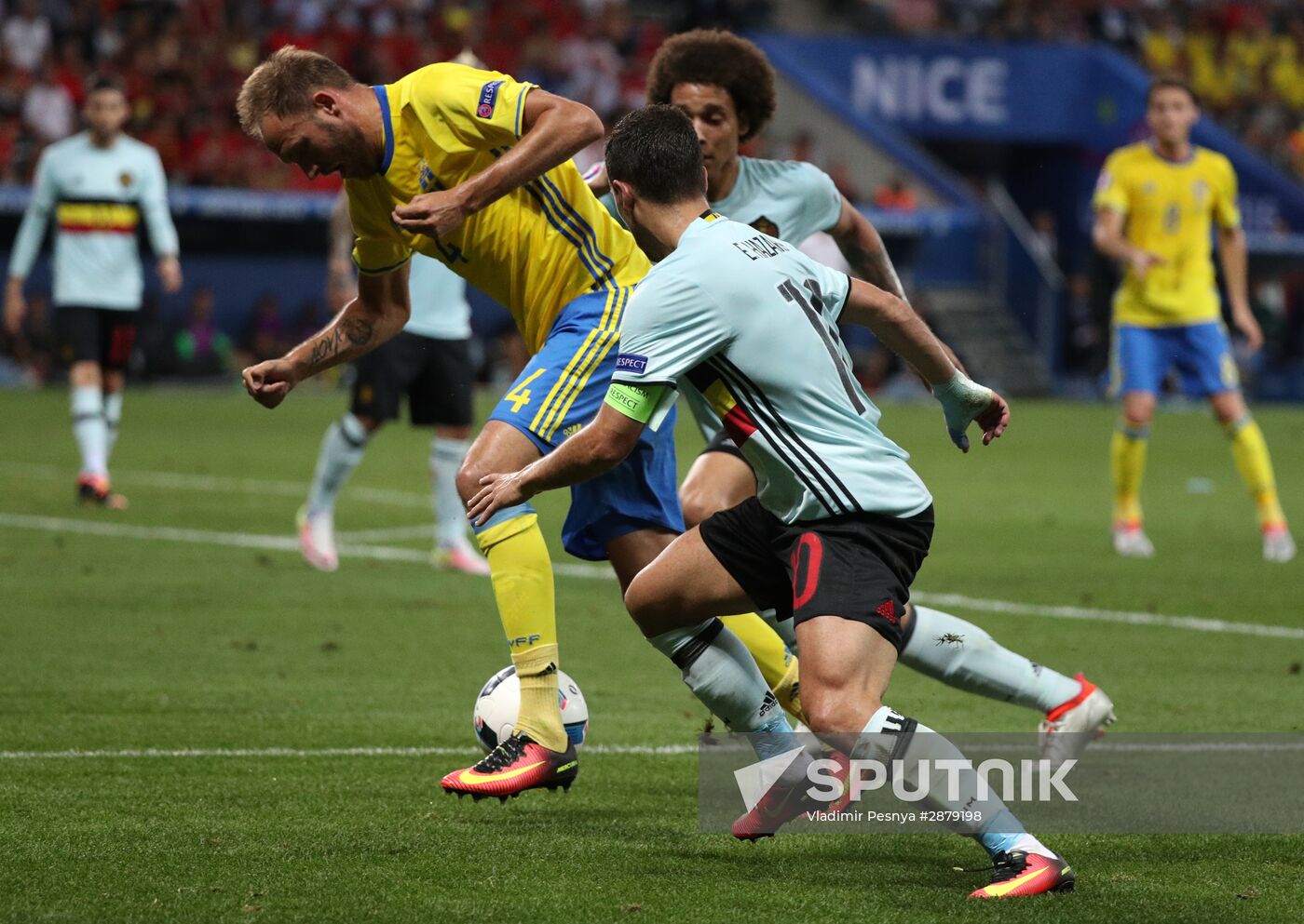 UEFA Euro 2016. Sweden vs. Belgium